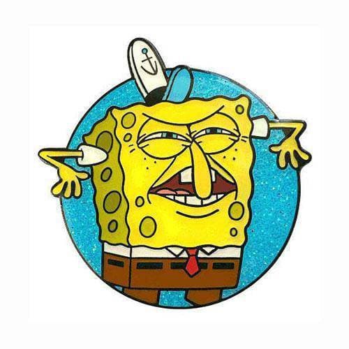 Zen Monkey: &amp;quot;Who Put You On The Planet?&amp;quot; - SpongeBob Squarepants Enamel Pin