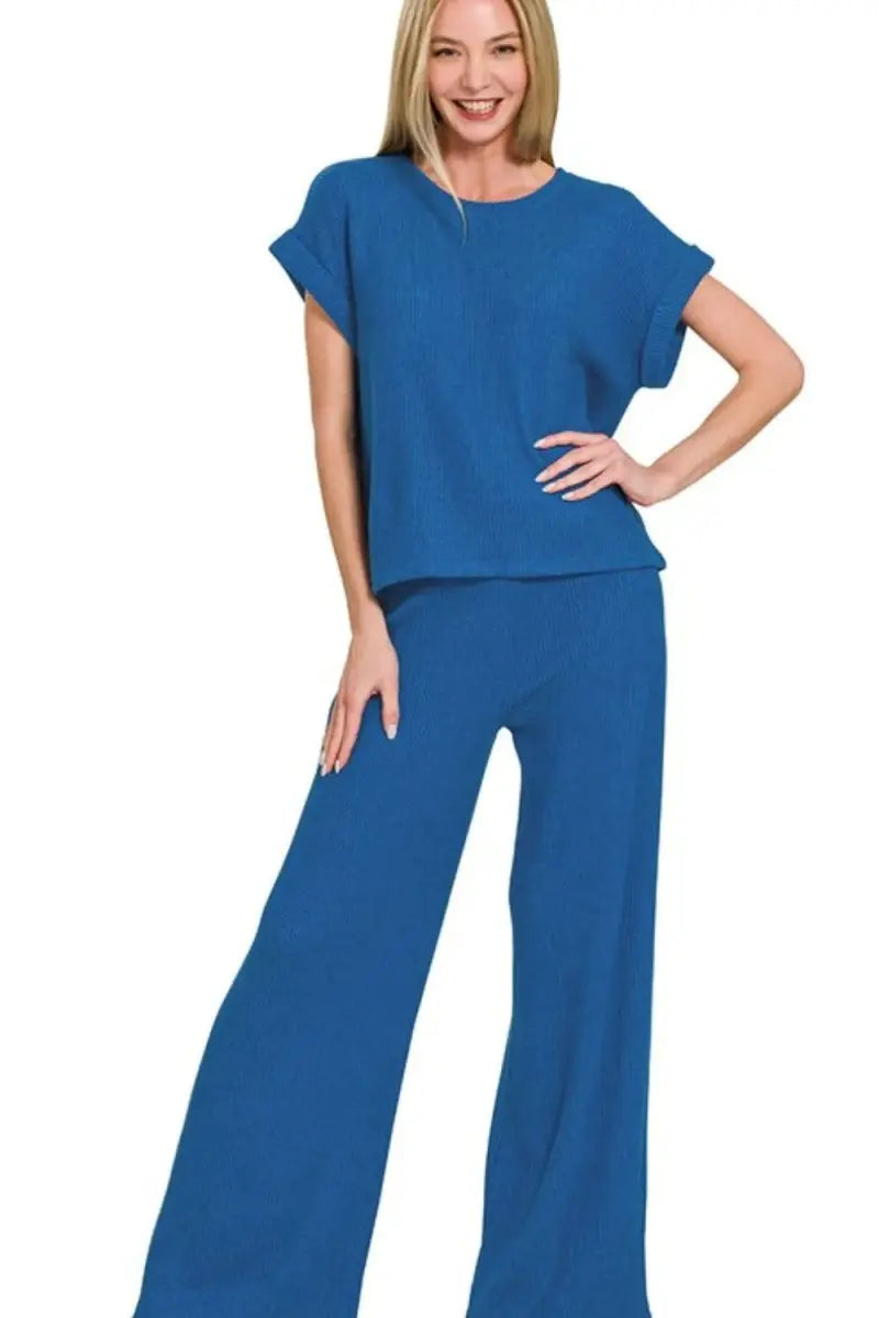 Trendsi Zenana Sweater Set Women&amp;#39;s Loungewear Comfy Two Piece Outfit