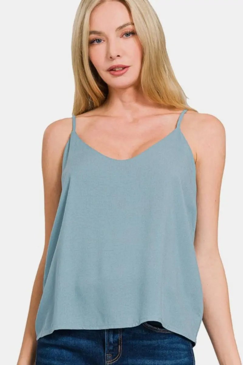 Zenana Layered Cami Women&amp;#39;s Everyday Tank Top Soft &amp;amp; Comfy
